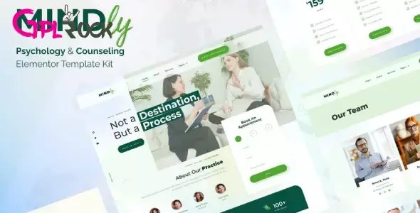 Mindly – Psychology, Therapy & Counseling Elementor Template Kit