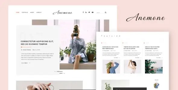 Anemone – Blog & Magazine Elementor Template Kit