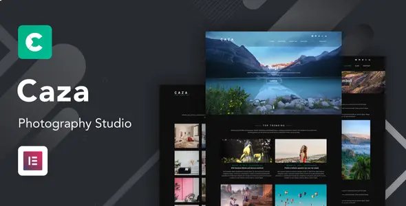 Caza – Photography Studio Elementor Template Kit